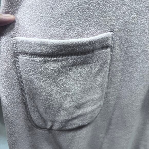 Soft Surroundings Pink Lounge Dress Front Pockets Detachable Scarf Women's PXS - Picture 4 of 9